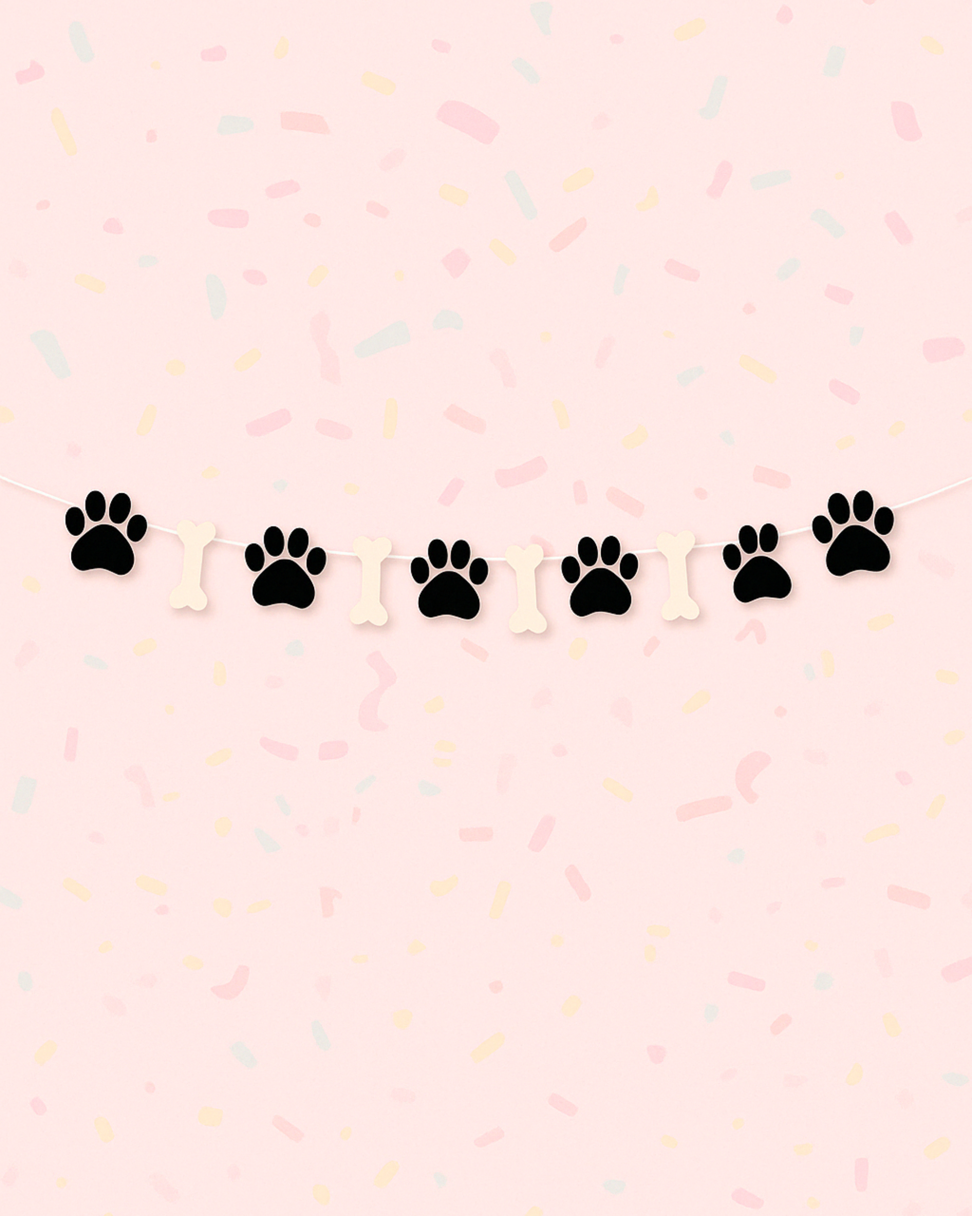Dog Birthday Party Banner Set