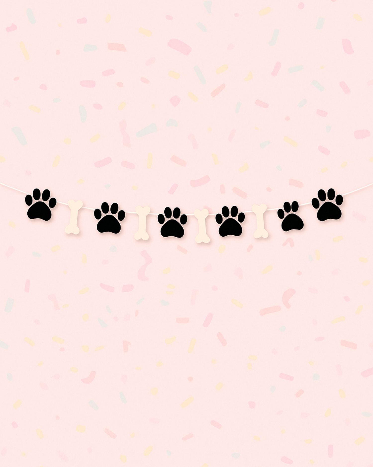 Dog Birthday Party Banner Set