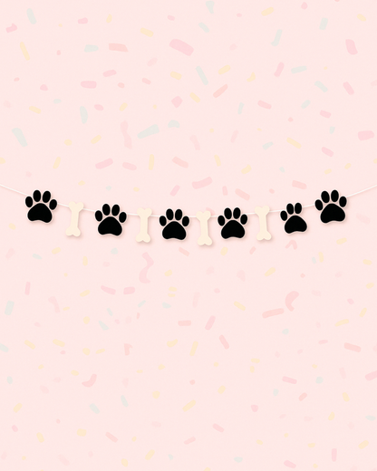 Dog Birthday Party Banner Set
