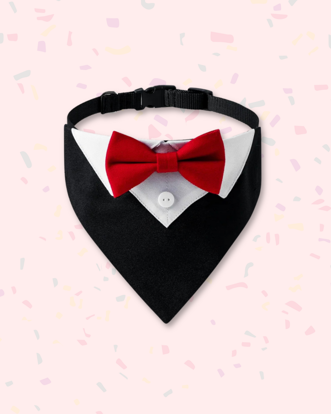 Pet Suit Bandana with Bow Tie