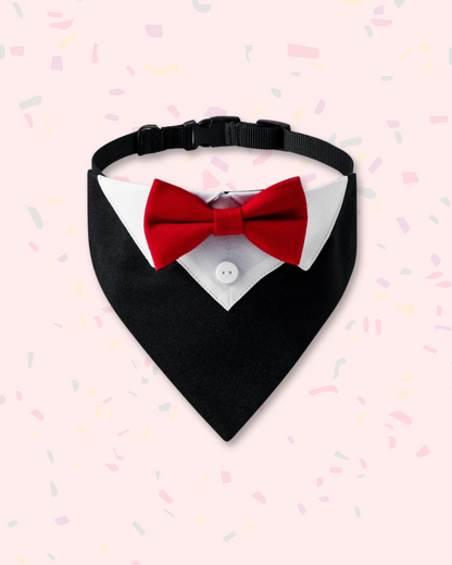 Pet Suit Bandana with Bow Tie