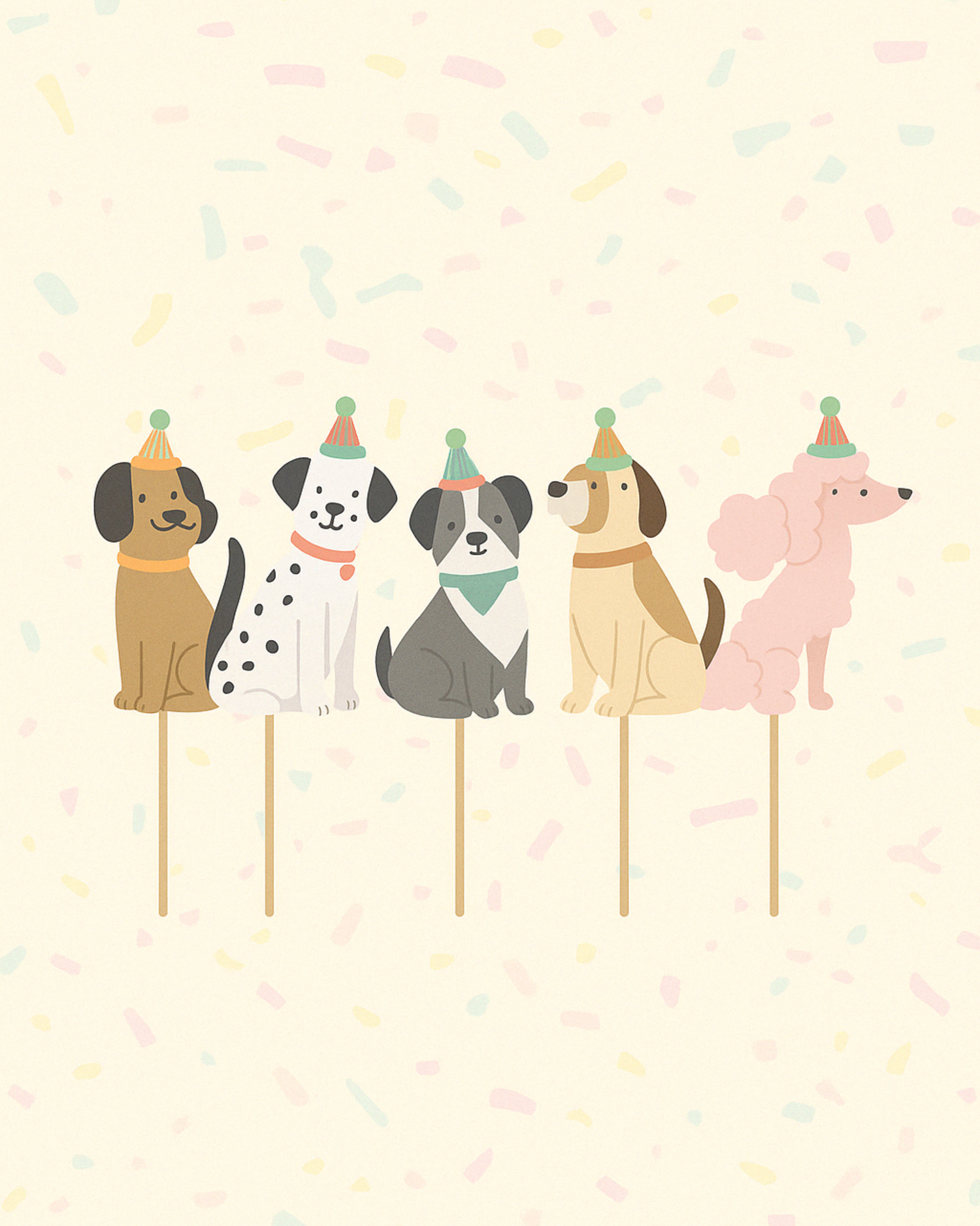 Dog Birthday Party Banner Set