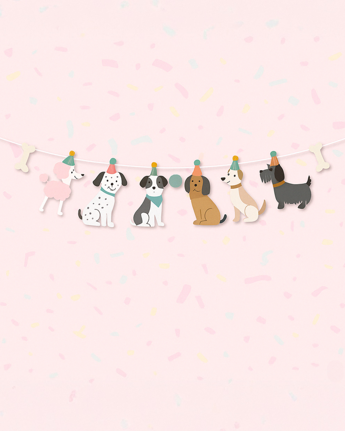 Dog Birthday Party Banner Set