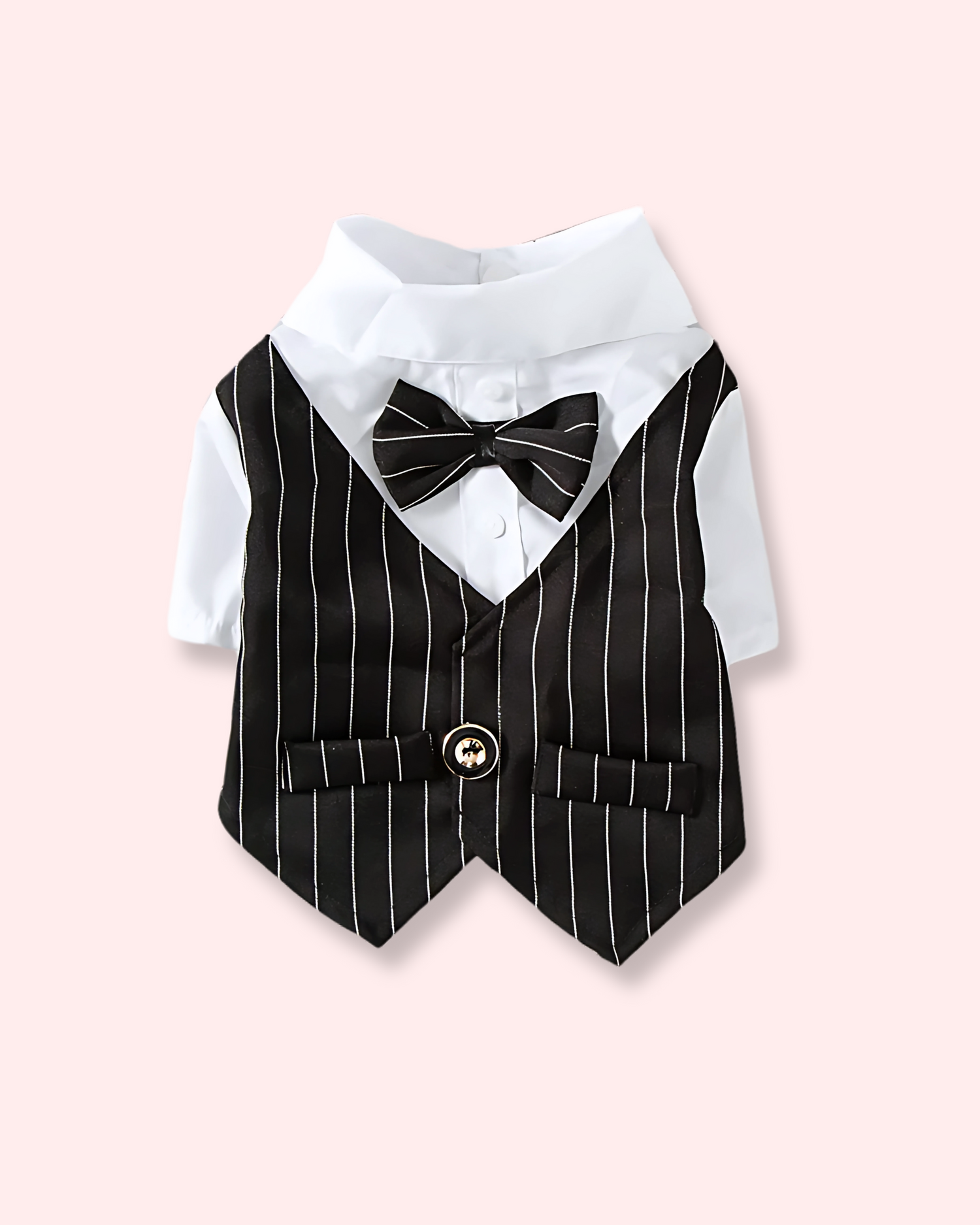 Tuxedo Bow Tie Shirt for Pets