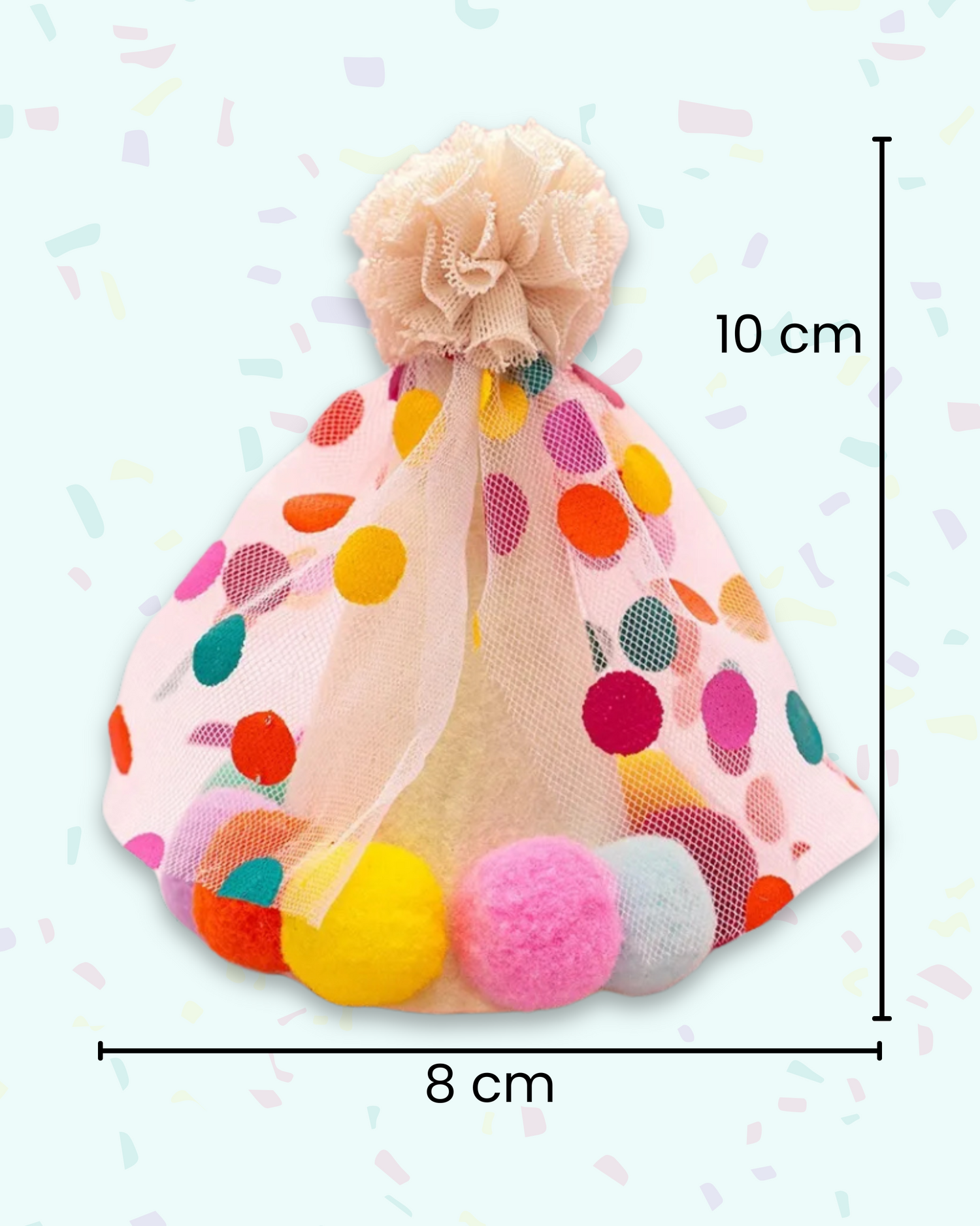 Polka Dot Party Bib &amp; Hat