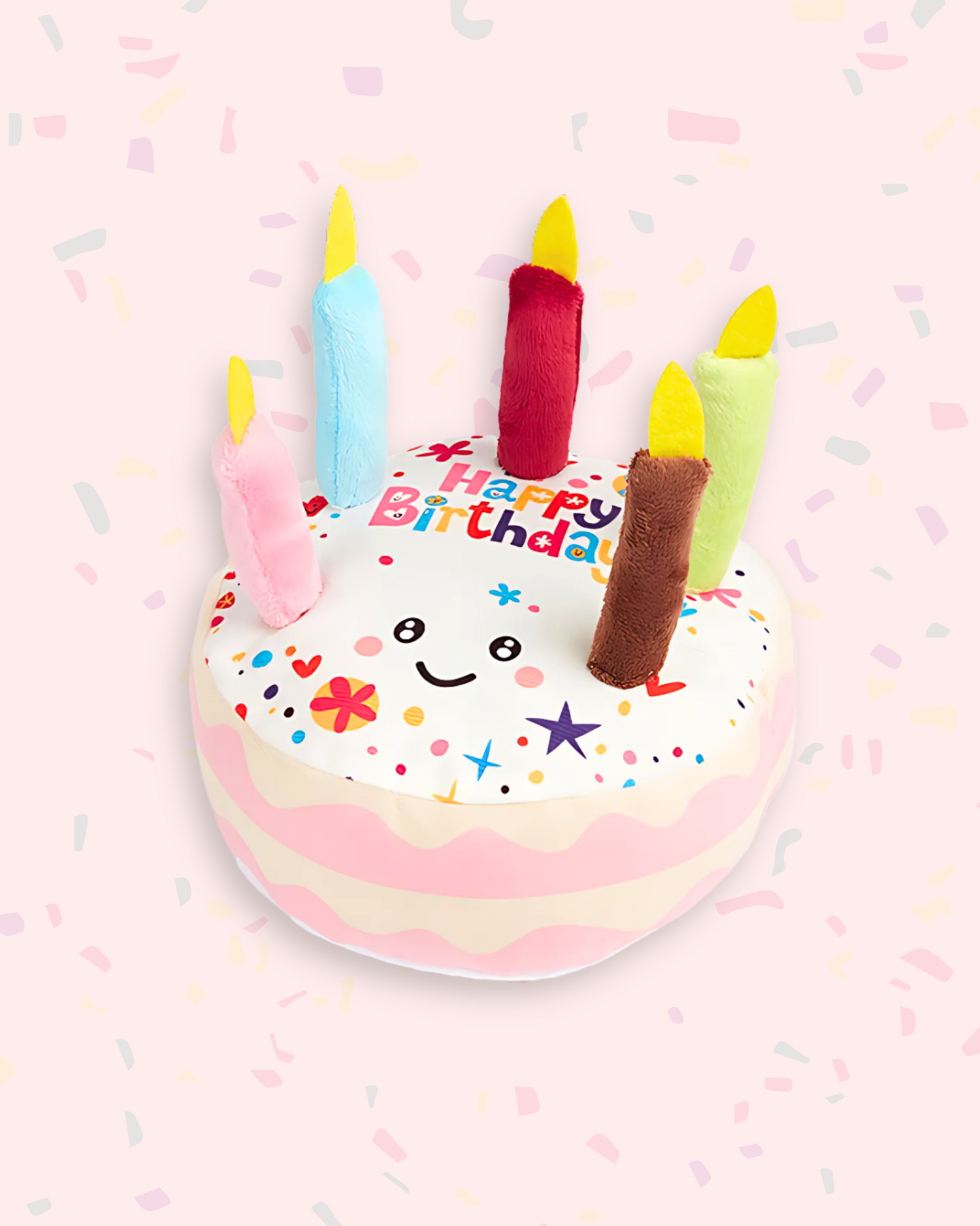 Pet Birthday Cake Plush Toy