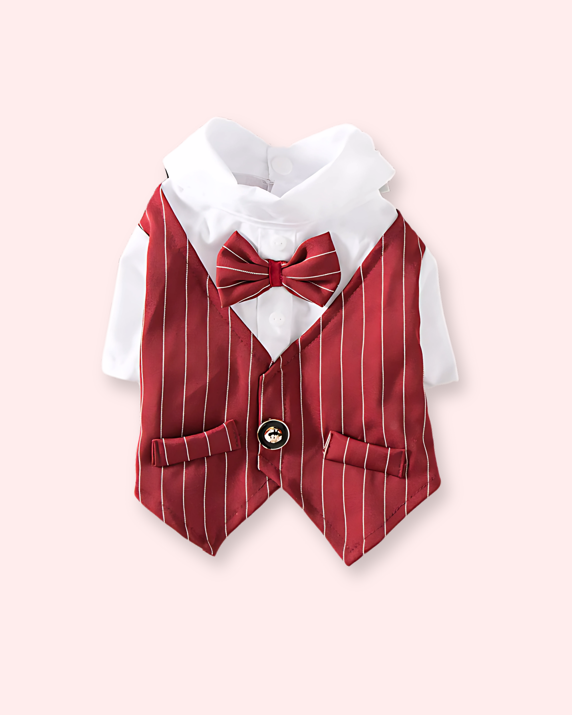 Tuxedo Bow Tie Shirt for Pets