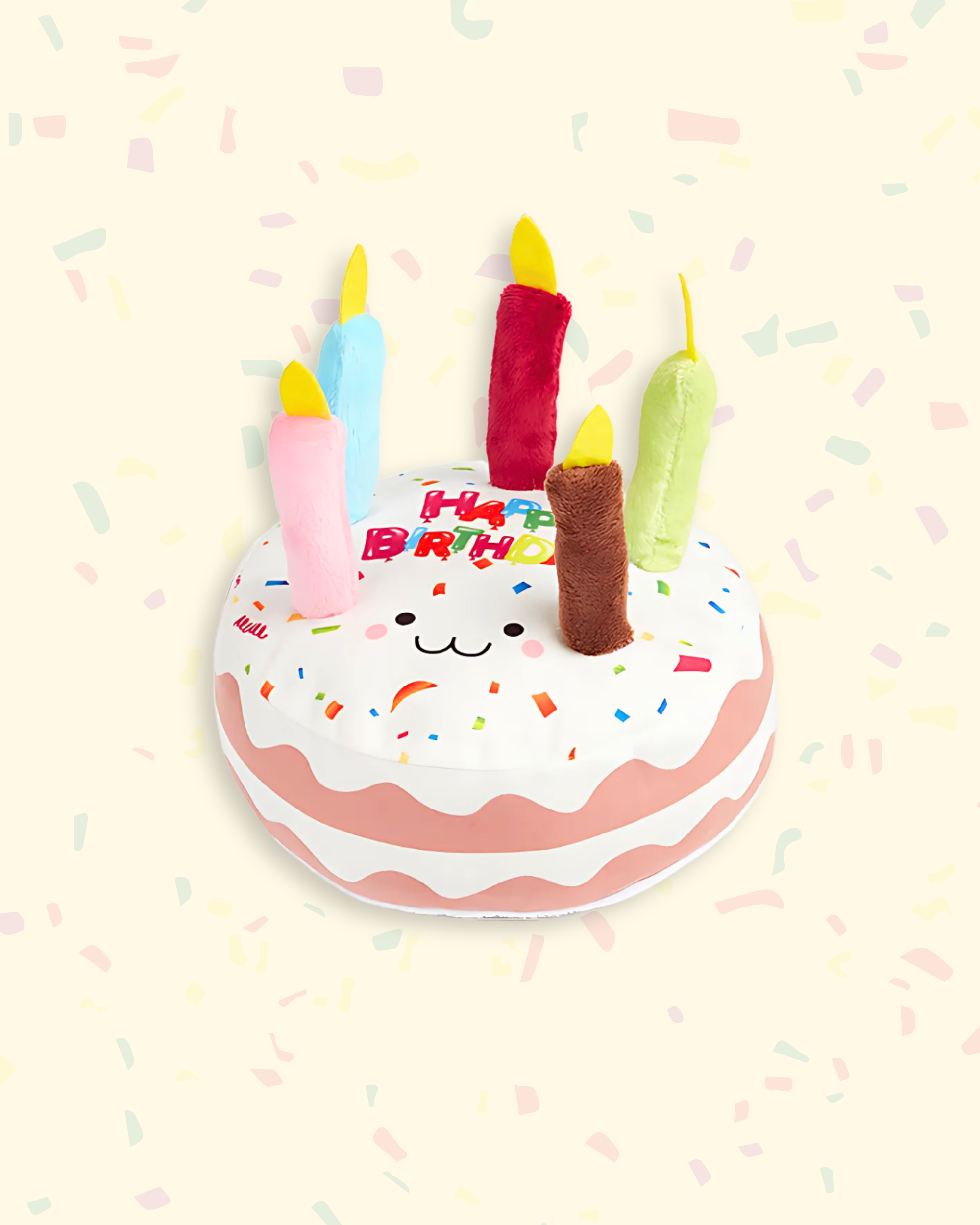Pet Birthday Cake Plush Toy