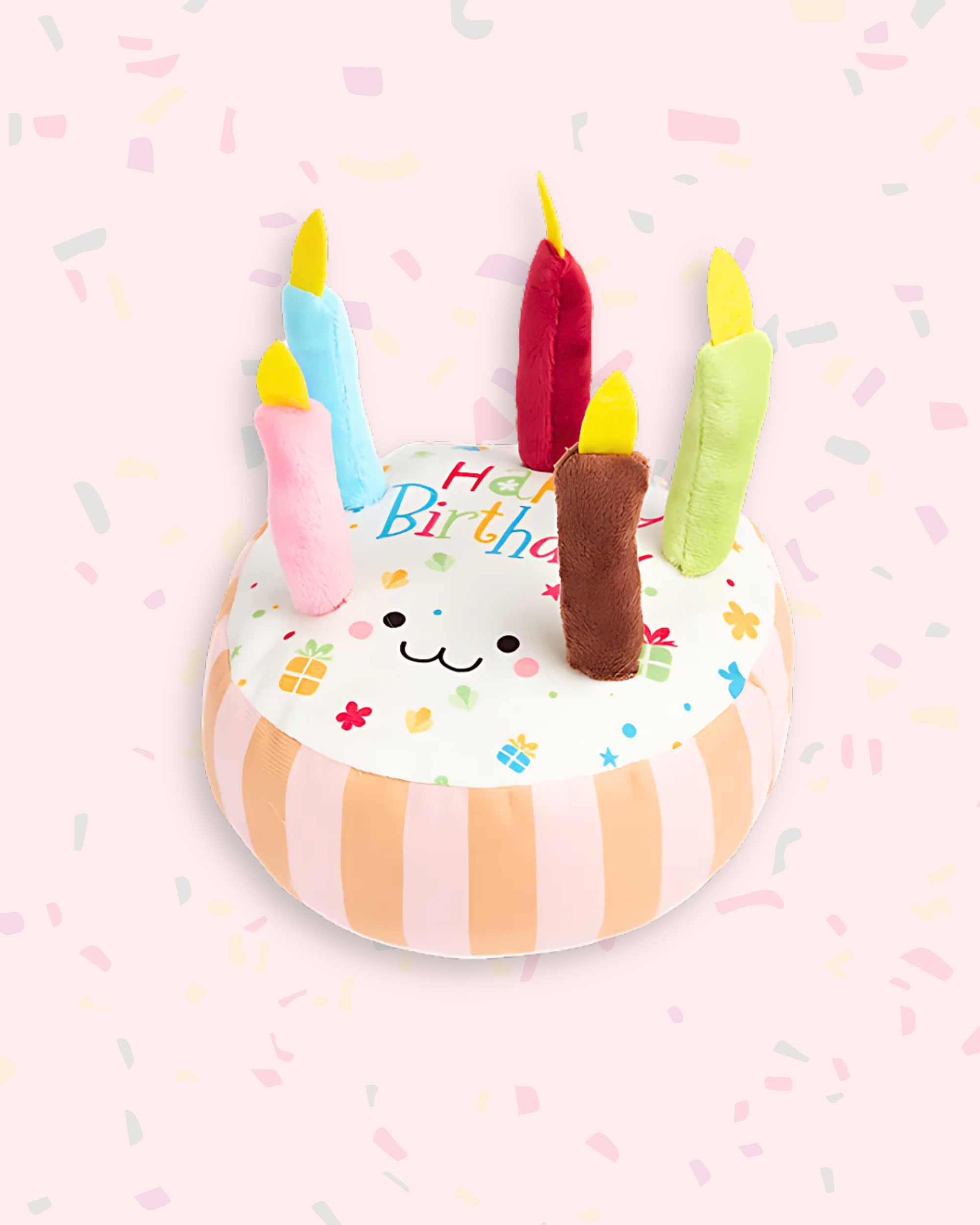 Pet Birthday Cake Plush Toy
